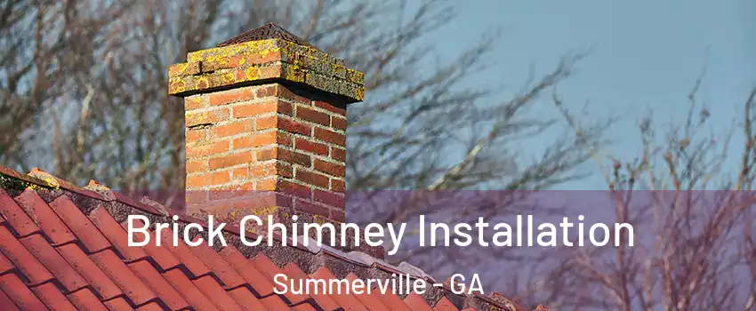 Brick Chimney Installation Summerville - GA