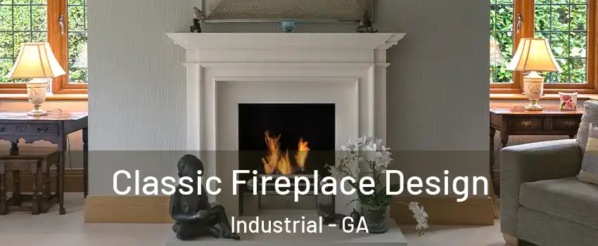 Classic Fireplace Design Industrial - GA