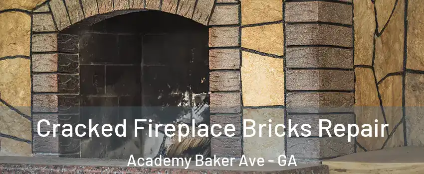 Cracked Fireplace Bricks Repair Academy Baker Ave - GA
