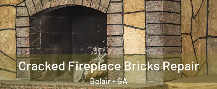 Cracked Fireplace Bricks Repair Belair - GA