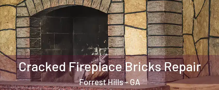 Cracked Fireplace Bricks Repair Forrest Hills - GA