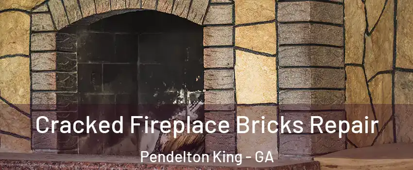 Cracked Fireplace Bricks Repair Pendelton King - GA