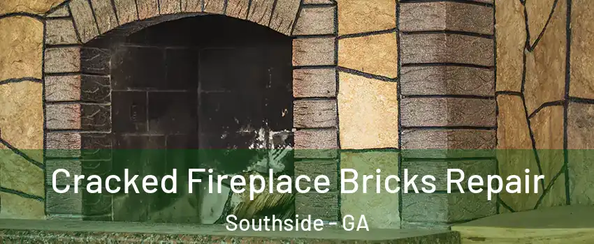 Cracked Fireplace Bricks Repair Southside - GA