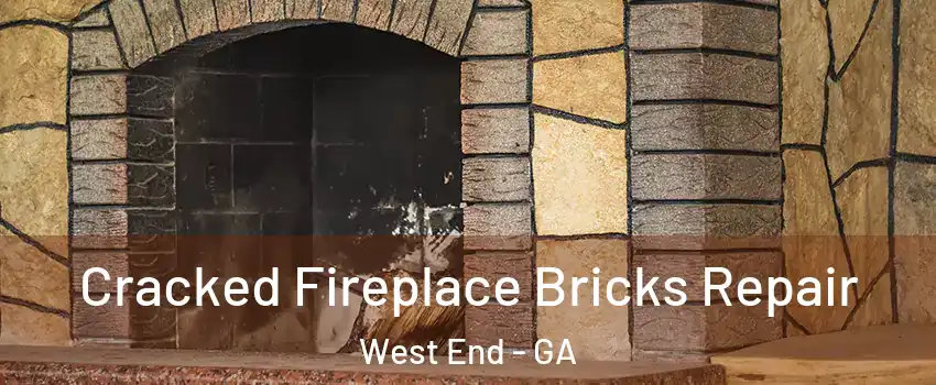 Cracked Fireplace Bricks Repair West End - GA