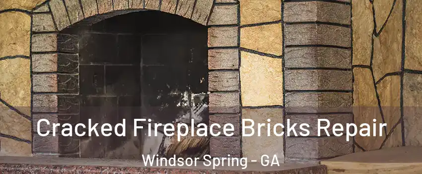 Cracked Fireplace Bricks Repair Windsor Spring - GA