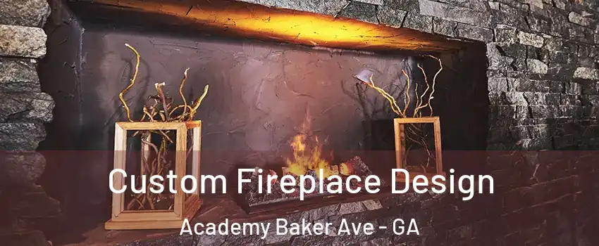 Custom Fireplace Design Academy Baker Ave - GA