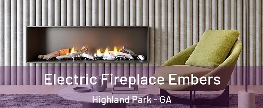 Electric Fireplace Embers Highland Park - GA