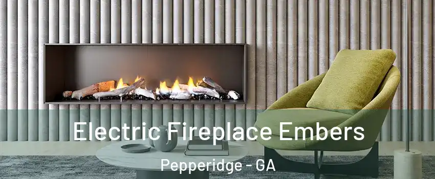 Electric Fireplace Embers Pepperidge - GA