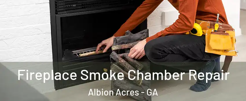 Fireplace Smoke Chamber Repair Albion Acres - GA