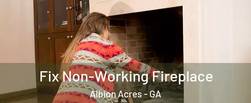 Fix Non-Working Fireplace Albion Acres - GA