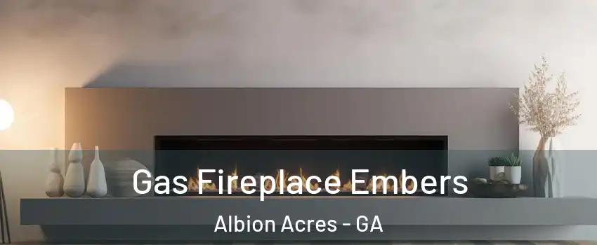 Gas Fireplace Embers Albion Acres - GA