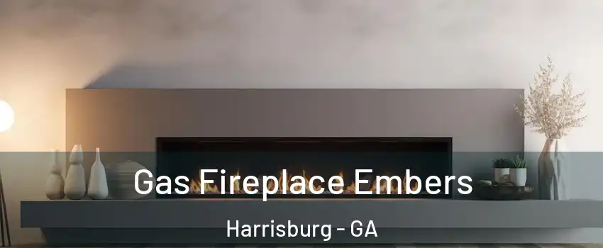 Gas Fireplace Embers Harrisburg - GA
