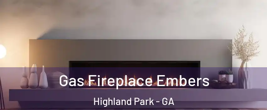 Gas Fireplace Embers Highland Park - GA