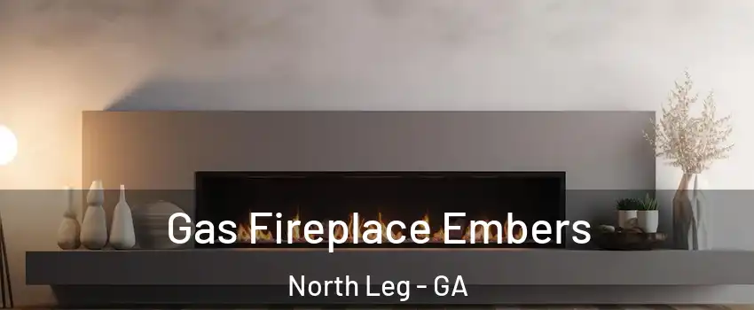 Gas Fireplace Embers North Leg - GA