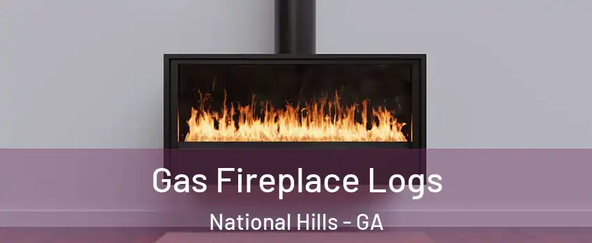 Gas Fireplace Logs National Hills - GA