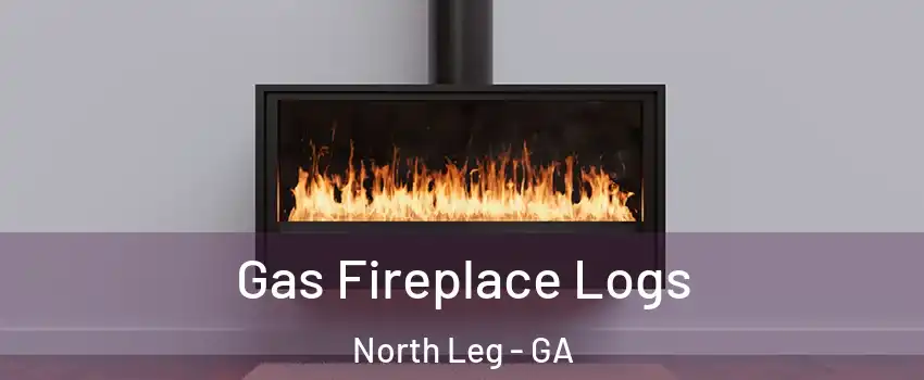 Gas Fireplace Logs North Leg - GA