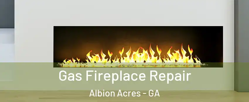 Gas Fireplace Repair Albion Acres - GA