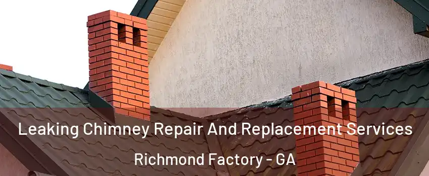 Leaking Chimney Repair And Replacement Services Richmond Factory - GA