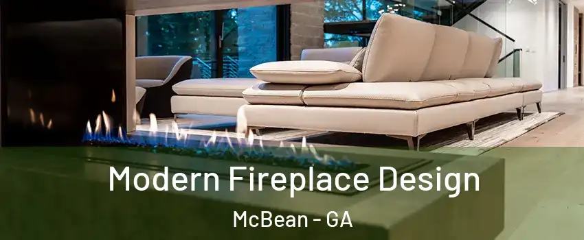 Modern Fireplace Design McBean - GA