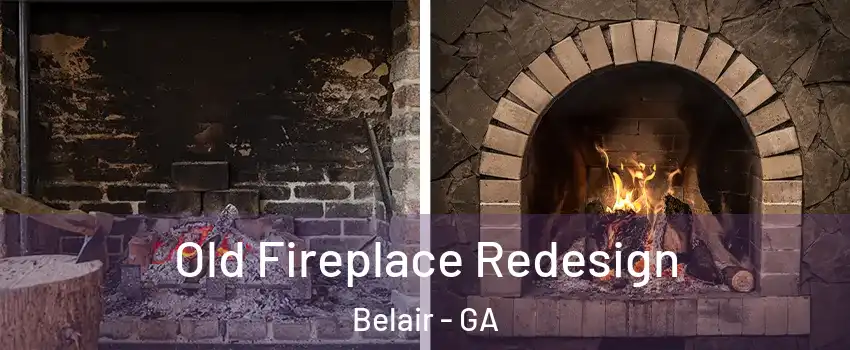 Old Fireplace Redesign Belair - GA