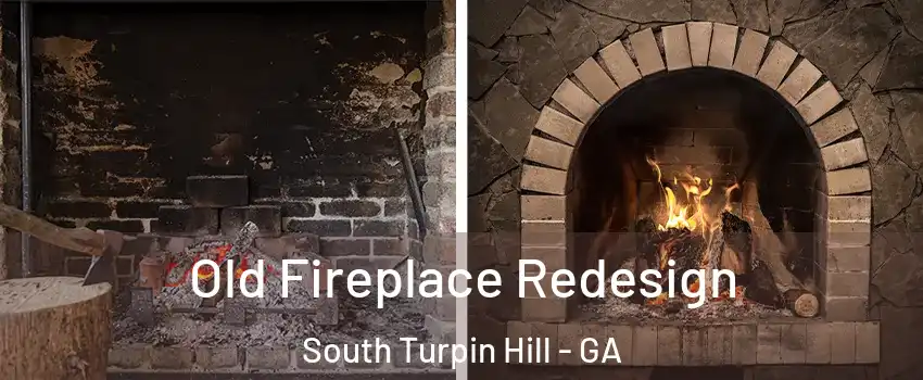 Old Fireplace Redesign South Turpin Hill - GA