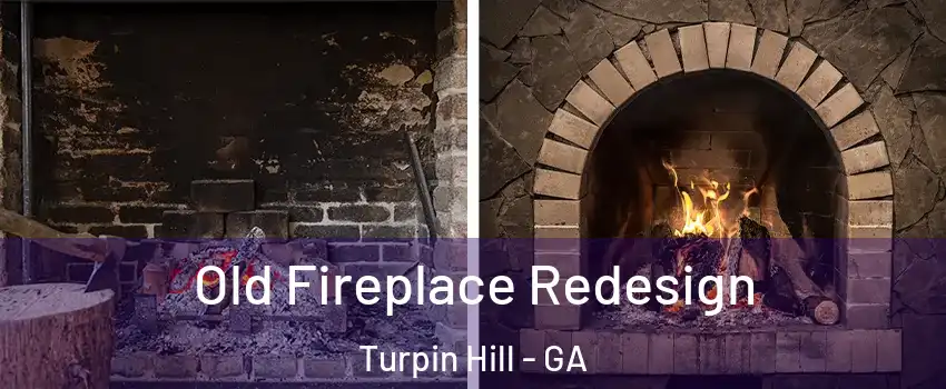 Old Fireplace Redesign Turpin Hill - GA
