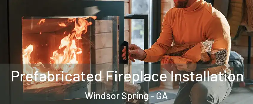 Prefabricated Fireplace Installation Windsor Spring - GA