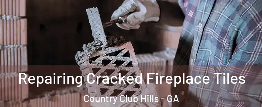Repairing Cracked Fireplace Tiles Country Club Hills - GA