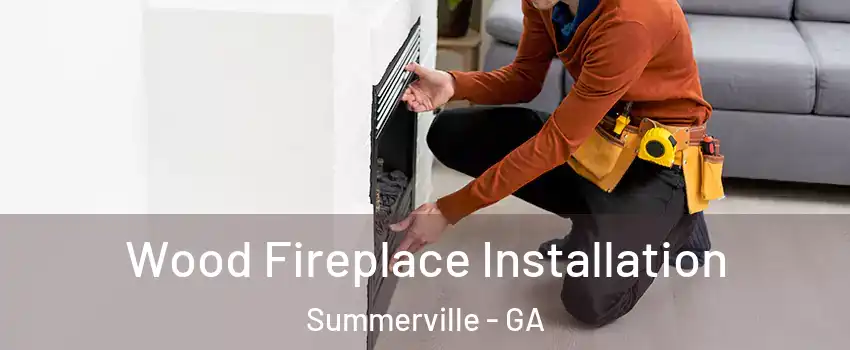 Wood Fireplace Installation Summerville - GA